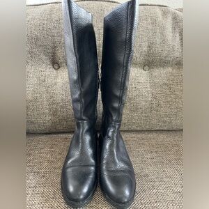 Sam Edelman Ryan Women's Black Leather Tall Riding Boots. Size 9.
